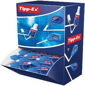 Présentoir de correcteurs ruban BIC Tipp-Ex Pocket Mouse